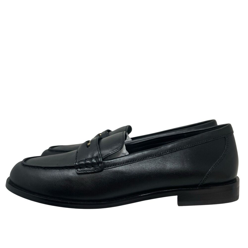 Madewell Grayson Leather Penny Loafer Womens 10 Black Business Preppy NX647 - Picture 7 of 13